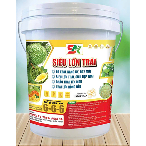 agrisa avt sieu lon trai npk 6 6 6
